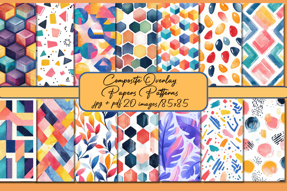 Composite Overlay Papers Patterns