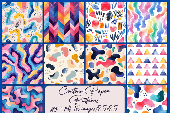 Contour Paper Patterns: Elevating Your Craft Projects with Precision and Style