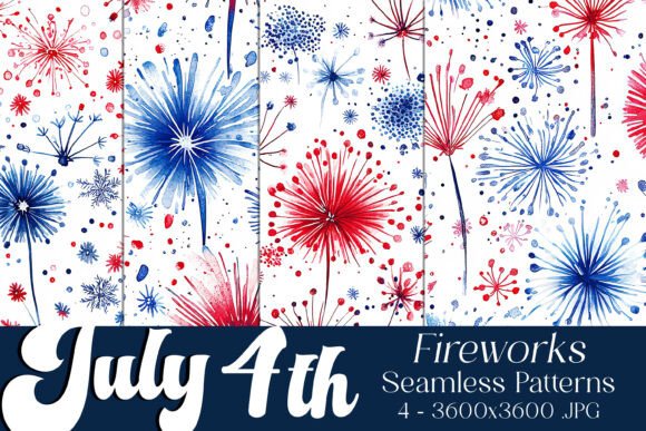 July 4th Fireworks Seamless Patterns S6: A Comprehensive Guide to Patriotic Digital Design Assets