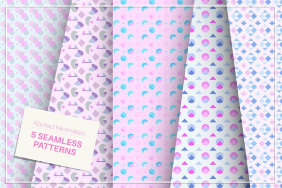 Pastel Color Patterns - 5 Variations
