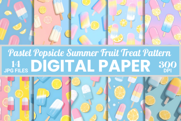 Pastel Popsicle Summer Treat Patterns: A Designer’s Guide to Seamless Digital Papers