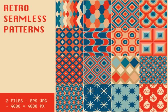 Retro Geometrical Patterns: Bridging Nostalgia and Precision in Modern Design