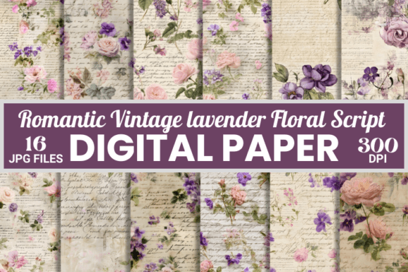 Romantic Lavender Floral Script Patterns: A Strategic Asset for Digital Design and Brand Cohesion