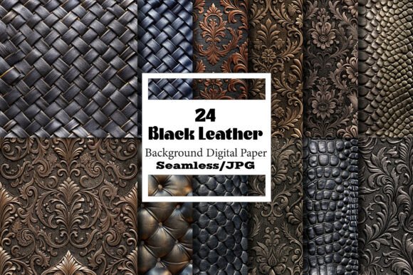 The Evolution of Black Leather Texture Patterns in Digital Design and Print-on-Demand