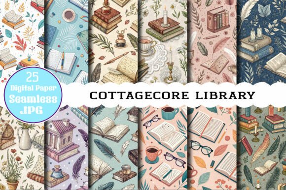 Unlocking Creativity: A Comprehensive Guide to Cottagecore Library Seamless Patterns