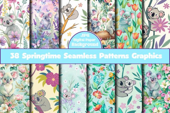 Unlocking Creativity: The Versatile Power of Springtime Seamless Patterns Graphics